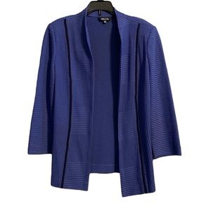 Misook cardigan blazer open front XS